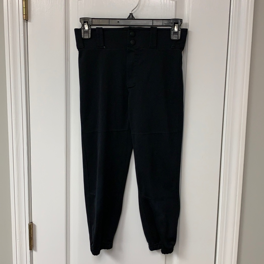 Girls Black Nike Softball Pants Size Small